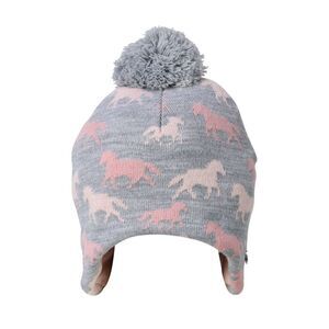 Hy Childrens/Kids Flaine Hat / Gray/Pink